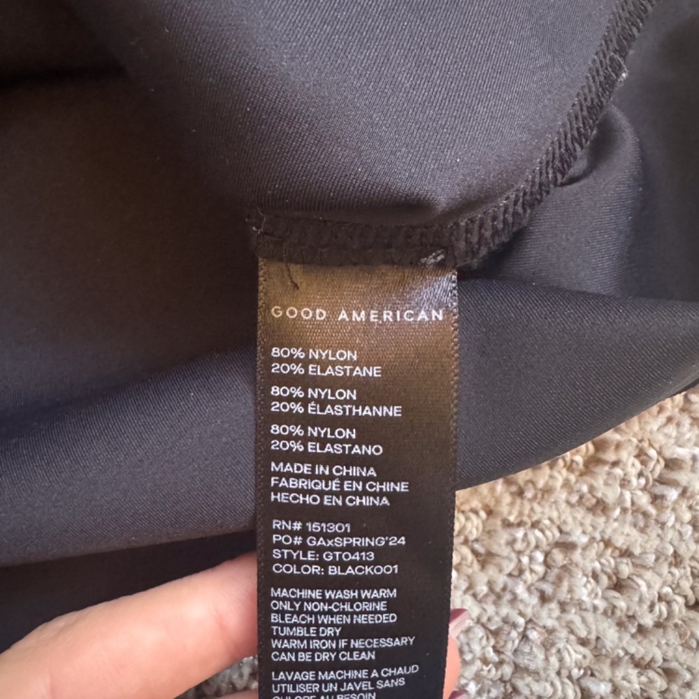 Good American Scuba Scoop Tank in black - Picture 4 of 5